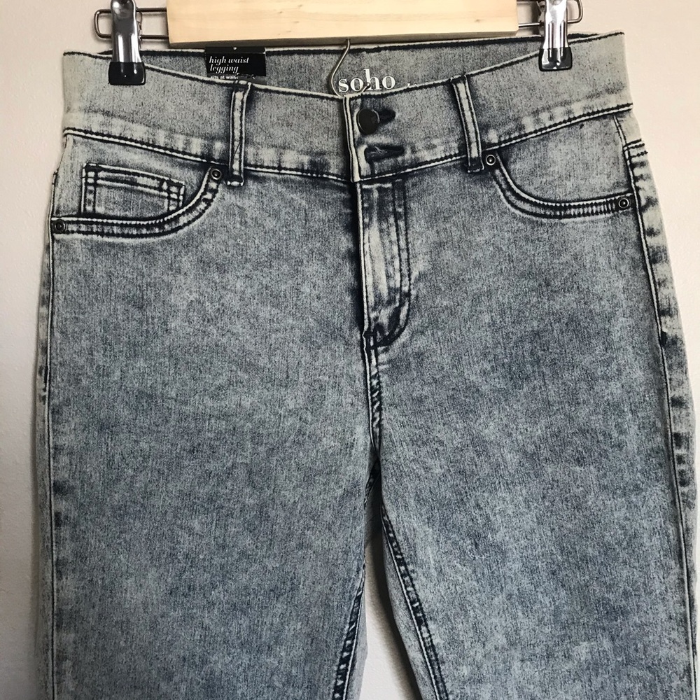 New York & Co Acid Wash High Waisted Jegging NWOT - Picture 1 of 6